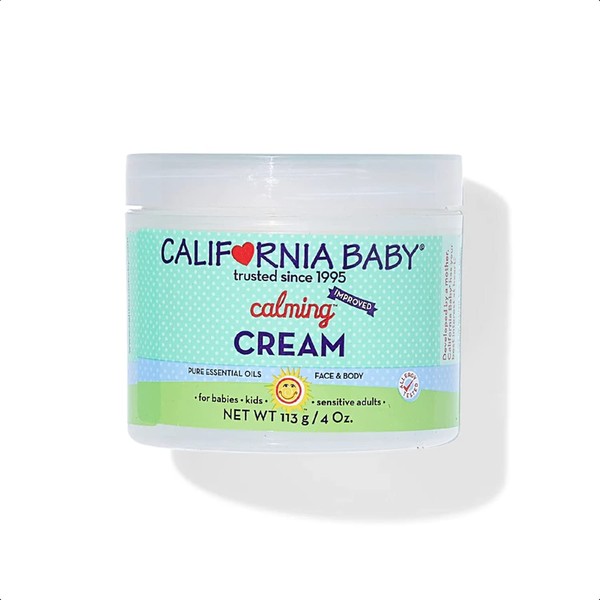 California Baby Calming Cream | Plant-based | Soothing Baby Cream for Dry, Sensitive Skin | Allergy Friendly | 4 oz