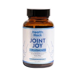 Health Hack Joint Joy Platinum  Apoya la Salud de Articulaciones y Huesos  Con Sulfato de Glucosamina, Colgeno Hidrolizado, Omega 3, Biotina y cido...