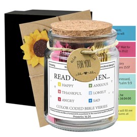 The Hope Bible Verse Jar,Christian Gifts for Women Verses,Christian Gifts for Men, Bible Study Accessories Bible Verses in A Jar Christian Gifts A Jar Contain Bible Verses Bible Study Supplies