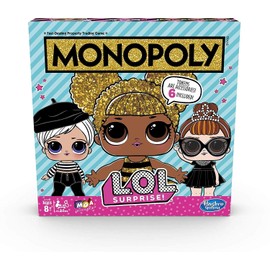 Monopoly Game: L.O.L. Sorpresa. Edition Juego de Mesa para niños de 8 años en adelante