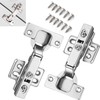 Cezmkio 135°Soft Closing Cabinet Hinges 2 Packs, Kitchen Cabinet Hinges,