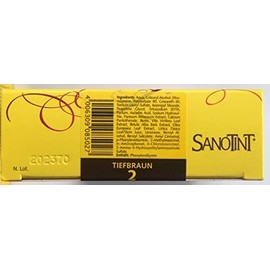 2 x Sanotint Hair Colour No. 2 Deep Brown 2 x 125ml