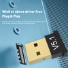 2 Pack Bluetooth 5.1 EDR USB Adapter for PC Receiver