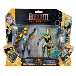Gormiti GRV191 Set of 2 Figures, 15 cm, Scion + Gormiti, Model Air - Skye and Nappy, for Ages 4 and up, Multi-Colour