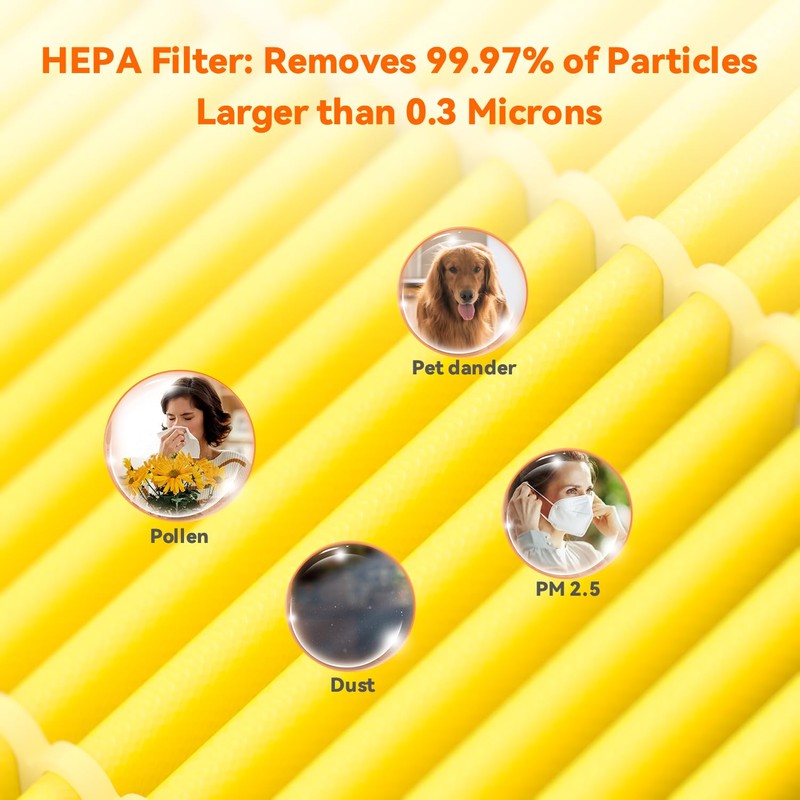 A2005 Yellow Pets Filter 2pack