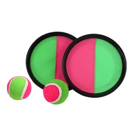 Noaxylic Ball Game, Ball Game Catch Ball Set with 2 Catching Discs 2 Balls, Beach Toy, Throwing and Catching Game, Suitable for Children from 5 Years, Toss and Catch Ball Game for Indoor and Outdoor