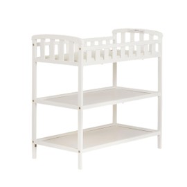 Dream On Me Dream On Me Emily Changing Table In White, Comes With 1" Changing Pad, Features Two Shelves, Portable Changing Station, Made Of Sustainable New Zealand Pinewood