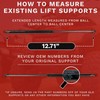 Lift Supports Depot Qty (2) 10mm Steel Socket End Lift