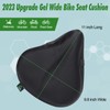 Zacro Wide Bike Seat Cushion - Honeycomb Gel Bike Seat