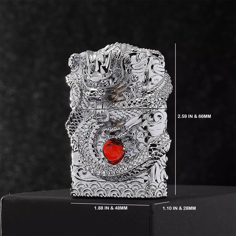 huaben Dragon Lighter Premium Kerosene Soft Flame Lighter with Adjustable