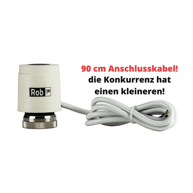 ROB - Thermoelectric Actuator for Underfloor Heating Thermal Actuator M30X1.5