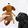 Edupet 06013AA Dog Love Dog Toy with Rope Squeaky