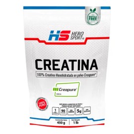 Hero Sport Creatina Monohidratada Creapure 450g. 100% Pura