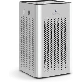 Medify Air MA-25 Air Purifier with True HEPA H13 Filter | 825 ft² Coverage in 1hr | Silver