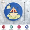 Wrova Wheat Straw Dinner Plates 10 Inch Unbreakable Set of