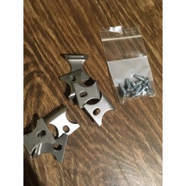 Unbranded Keystoker Coal Stove Glass Clips & Screws (Set of 7)