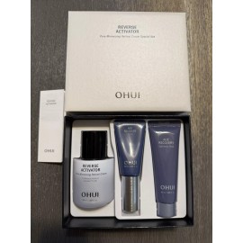 O HUI Reverse Activator Pore Minimizing Retinol Cream Special Set K-Beauty