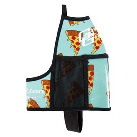 GALLON GEAR Half-Gallon Fitness Hydration Cover | Neoprene Insulated Cooling & Portable Gym Water Bottle Carrier | CASE with Storage Pockets (Pizza Aqua)