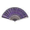QIRMIZI 10 Pack Fabric Folding Handheld Fans, Perfect for Weddings,