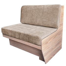 SHADEPLUS RV Dinette Cushions - Replacement Camper Cushions with High Density Foam, Including 1 Backrest & 1 Bench, 42'' Camel