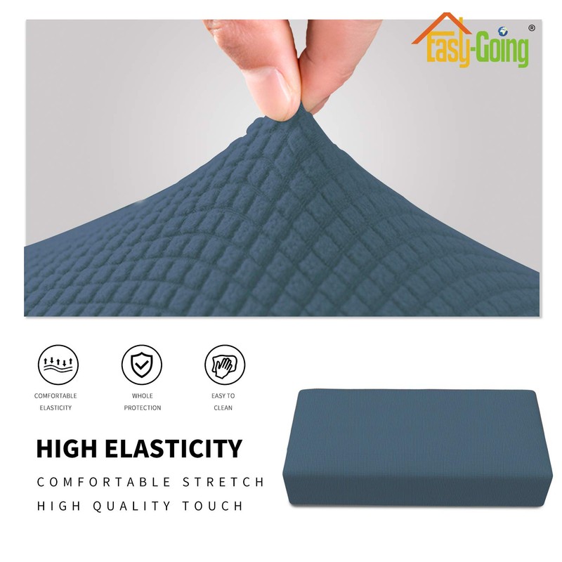Easy-Going - Funda elástica otomana Plegable, Protector de Muebles, Rectangular,