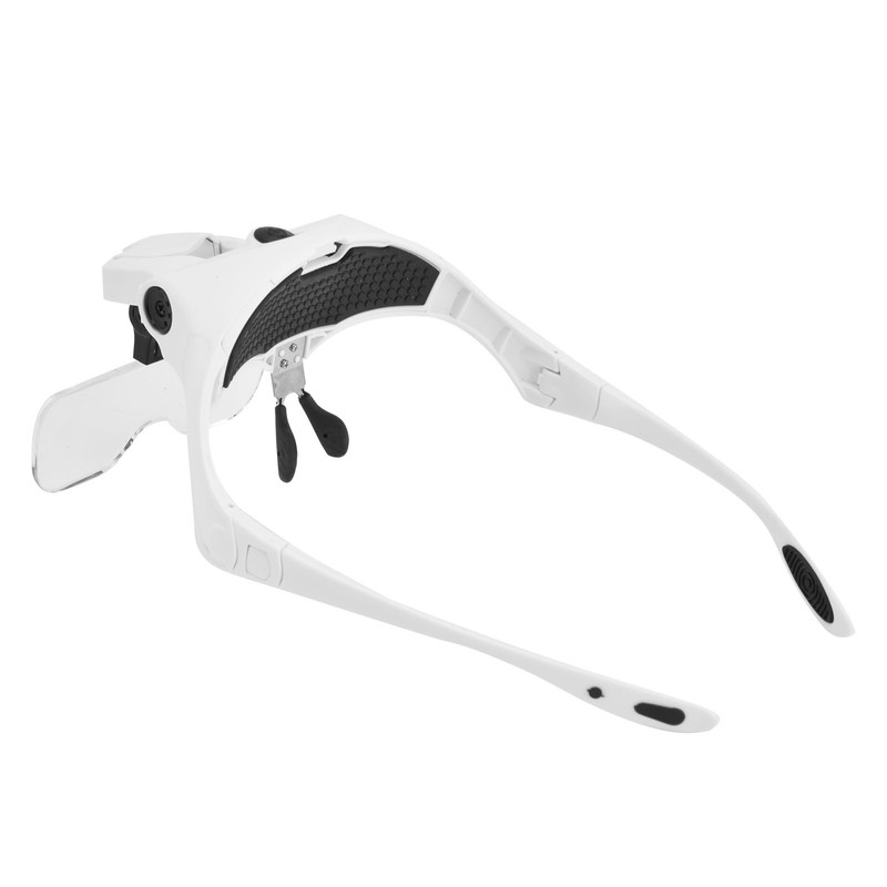 Head Magnifier LED USB Charging Jewelry Magnifying Glass for Painting