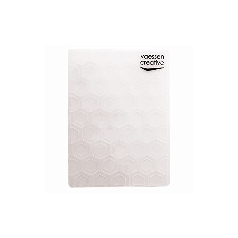 Vaessen Creative Cartella per Goffratura, Honeycomb, 14,6 x 10,7 cm,