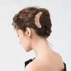 Sankuwen Women Rhinestone Inlaid Flower Hair Comb Hairpin Barrette Accessory,Also
