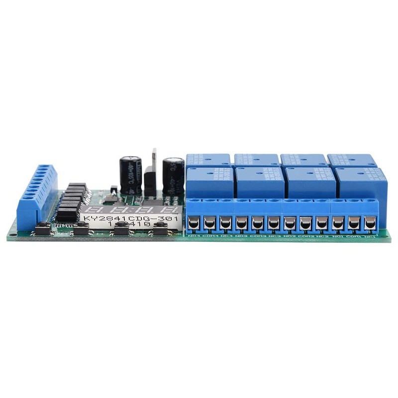 Timer Relay, DC 12V 8 Channels Relay Module Multifunction Time