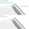 HIIMIEI Acrylic Tissue Box Cover White Tissue Holder Napkin Dispenser