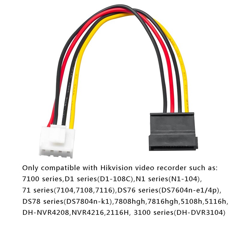 OwlTree 2Pack 4 Pin to SATA Female Hard Drive Power