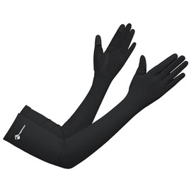 HinyBoeh Ice Silk Long Gloves for Womens Sunblock UV-Protection Driving-Gloves Non-Slip Touchscreen Gloves for Outdoor