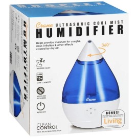 Crane Ultrasonic Cool Mist Humidifier Medium Size Room EE-5302 1 EA