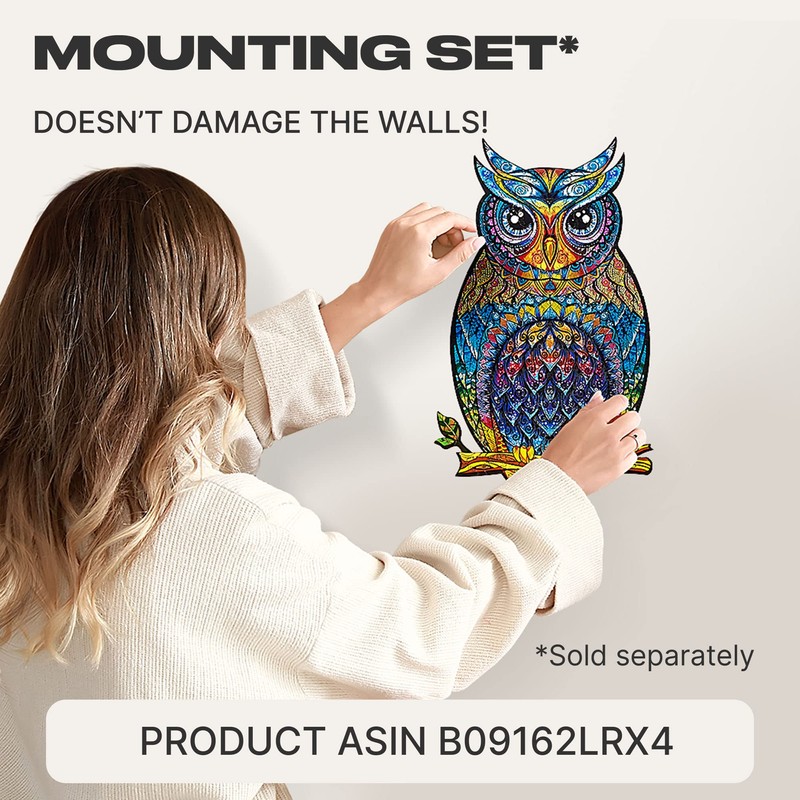 UNIDRAGON Wooden Puzzles for Adults Unique Jigsaw Puzzles - Medium