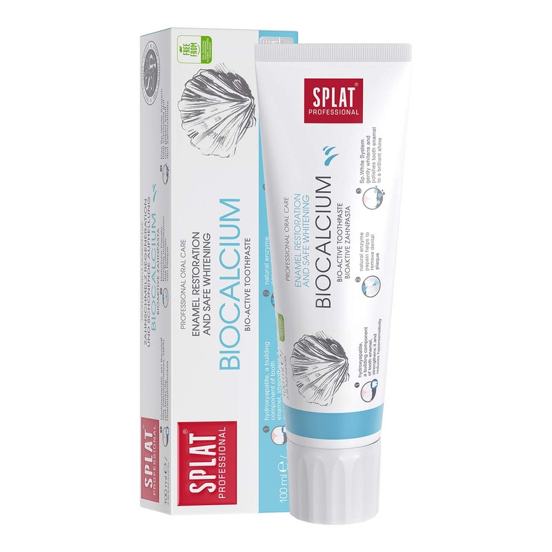 Splat Professional Series Multiple Action Toothpaste With Bioactive Calcium Enamel