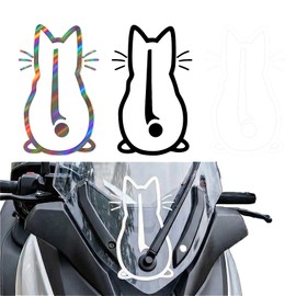 JOVYTH 3 Pezzi Adesivi Gatto per Tergicristallo Auto, Sticker Divertenti Impermeabili in PET per Bagno e Finestre, Decalcomanie Creative per Carrozzeria Moto e Vetro