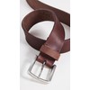 Faherty Men's Leather Belt, Saddle Brown, 34