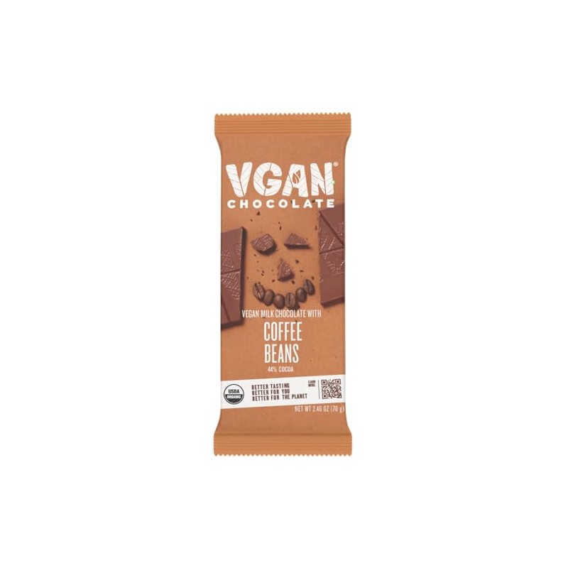 VGAN Vegan Chocolate Bars, Gluten Free Snacks, Plant Based, Soy