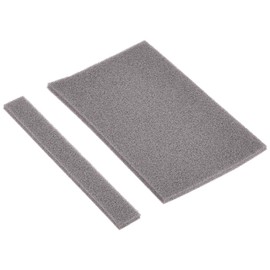 Nasta Ventilation Materials Sound Absorbing Insulation for Porlets, Gray, S, KS-KD8890, 1 Pair