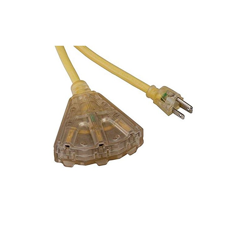 Bayco SL-741L Extension Cord, Yellow