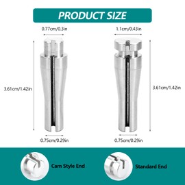 8 Ends Door Latch Cable Repair Kit, Aluminum Latch End Compatible with Ford F-150, F-250, F-350, E-series, Ranger, Expedition, Excursion, Navigator