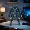 HIGH GODO Attacker Mech Robot Transforming Building Blocks Set for