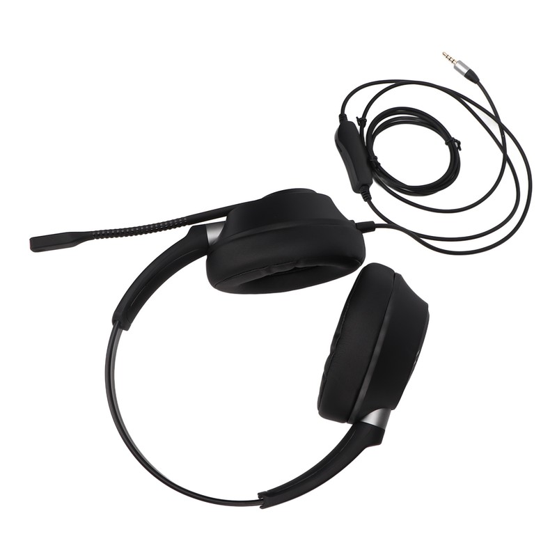 Binaural Customer Service Headset ENC Noise Reduction 3.5mm Communication Headset