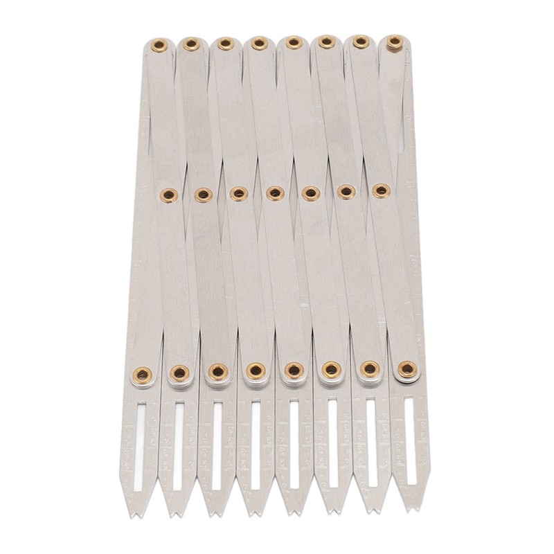 Expanding Sewing Gauge Aluminum 8 Heads Button Guide Equal Space