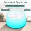 Color Noise Sound Machines 10 Colors Night Light 25 Soothing