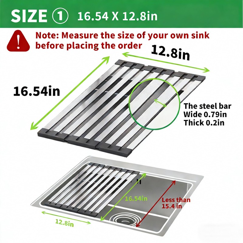 Miao Steward Over The Sink Kitchen Dish Drying Rack Organizer