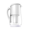 ECOBUD Gentoo Glass Water Filter Jug White 1.5L