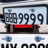 HiLiBoom License Plate Bolt M6 Anti-theft Screw Titanium Alloy Snowflake