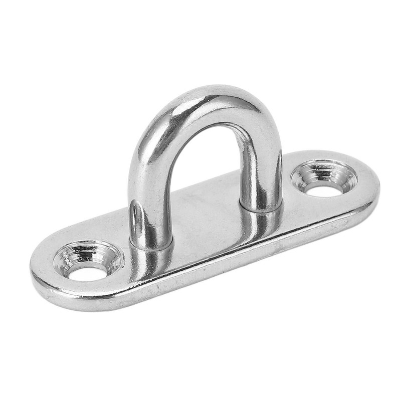 4Pcs Staple Ring Hook Stainless Steel Rugged 800LB High Strength