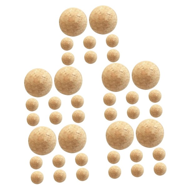 Sosoport 5sets Wooden Foosball Balls Replacement for Foosball Table Mini